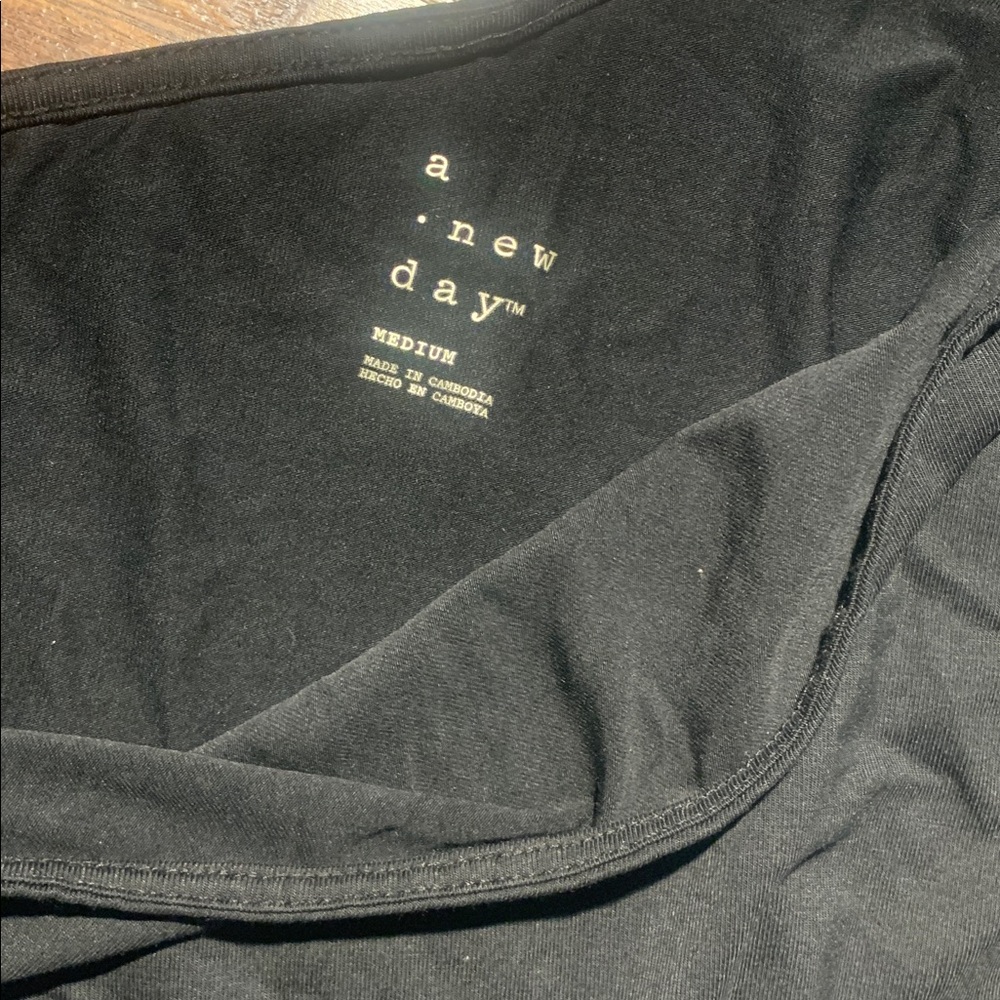 a new day Black One-Shoulder Top - Picture 2 of 2